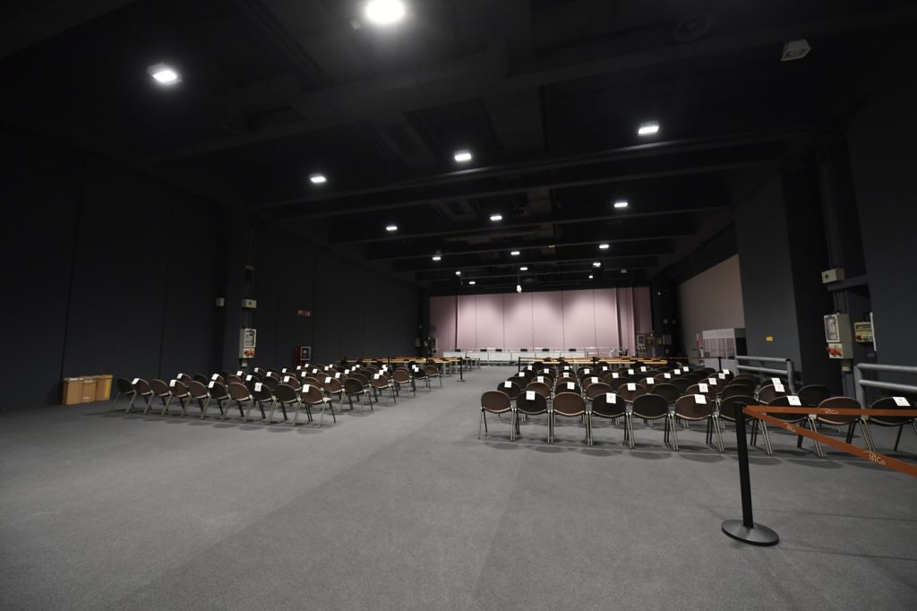 Prima udienza del Processo per il disastro ferroviario di Pioltello presso le aule speciali del tribunale di Milano allestite in Fiera
